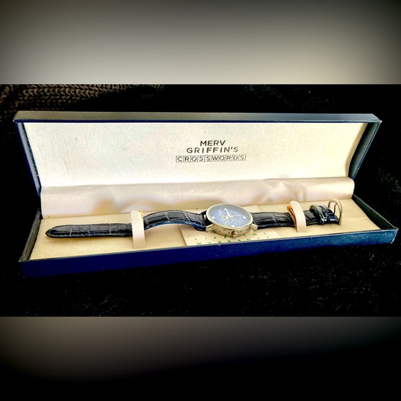 Men's Croton Game Show Contestants Gift Watch! Merv Griffin's Crosswords - Picture 3 of 8